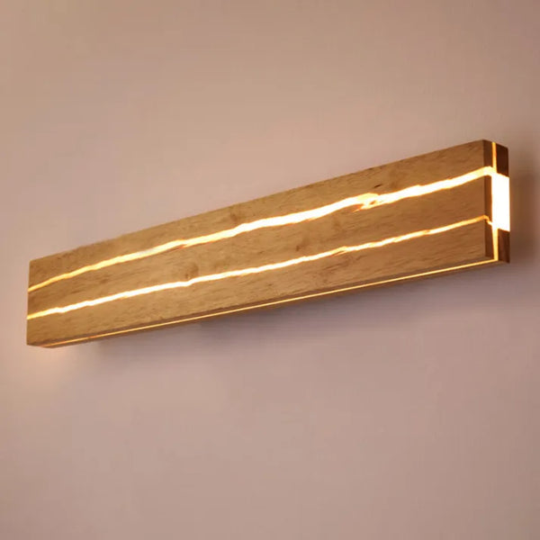 Moderne Træ Crack-Væglamper Home Decor-Væglampe