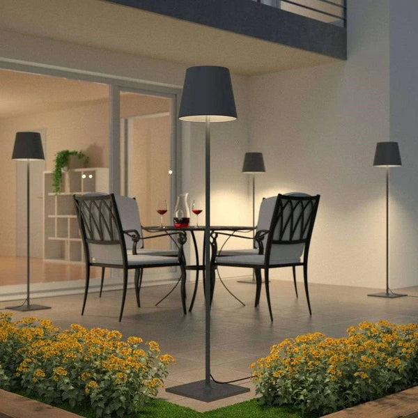 Moderne LED genopladelig gulvlampe