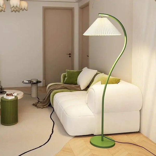 Moderne LED Gulvlampe I Stof