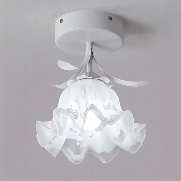 Fransk Tiffany Simple Mini Flower Loftslampe