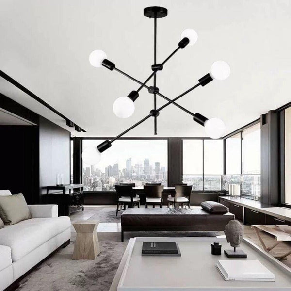 Lucca Sputnik Mid-Century Lysekrone