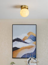 Moon Alabaster Loftslampe