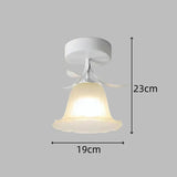 Fransk Tiffany Simple Mini Flower Loftslampe