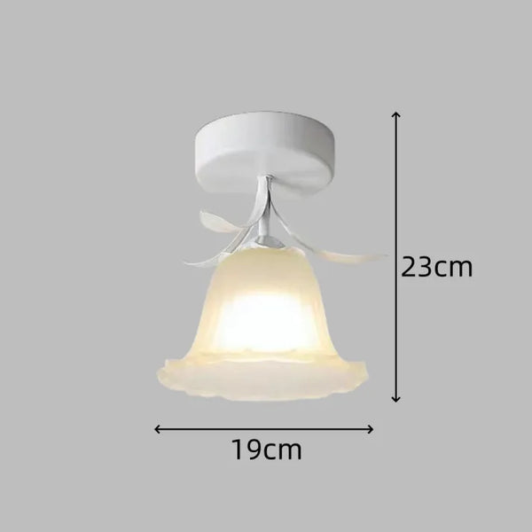 Fransk Tiffany Simple Mini Flower Loftslampe