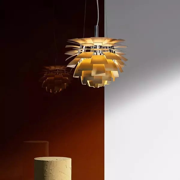 Moderne Artiskok-Pendellampe I Metal