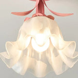 Fransk Tiffany Simple Mini Flower Loftslampe