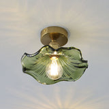 Glas Loftslampe I Form Som En Hibiscus