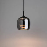 Skandinavisk Sort Glas Pendel