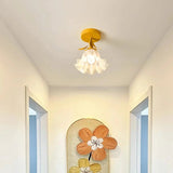 Fransk Tiffany Simple Mini Flower Loftslampe