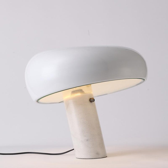 Bordlampe Med Marmordekoration