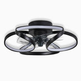 Flower Led Modern Flush Mount Loftsventilatorlamper Med Fjernbetjening