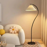 Moderne LED Gulvlampe I Stof