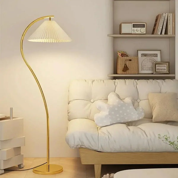 Moderne LED Gulvlampe I Stof