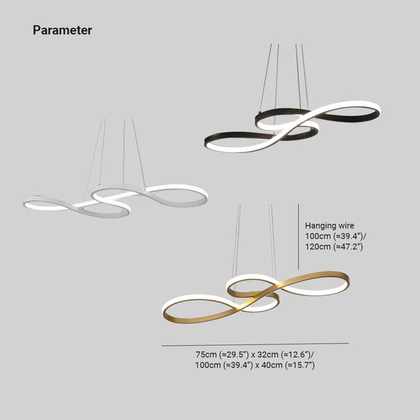 Musiknoter Design LED Pendel Lys