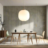 Moderne Nordisk Pendel I Opalglas