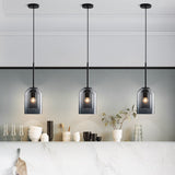 Mica Mid-Century Pendel Lamper Med Dobbelt Glas
